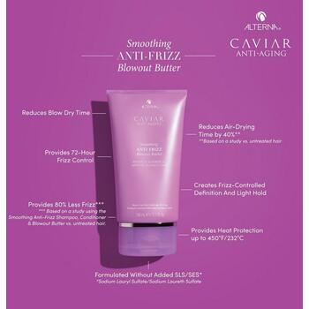 Caviar Anti-Aging Smoothing Anti-Frizz Blowout Butter - Uhlazující krém na vlasy s termo ochranou